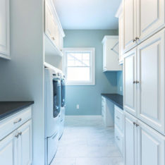 Custom Laundry Room Cabinets by Walpole Cabinetry