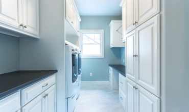 Custom Laundry Room Cabinets by Walpole Cabinetry