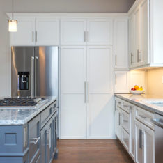 Recessed Kitchen Cabinet Wall by Walpole Cabinetry
