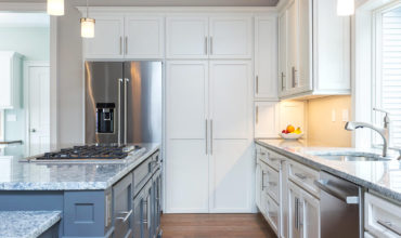 Recessed Kitchen Cabinet Wall by Walpole Cabinetry
